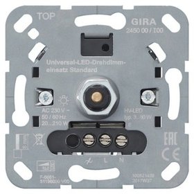 GIRA - Dimmer Dreh/Druckkn System 3000 20-210W LED UP Lichtwertspeicher