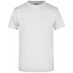 James & Nicholson - Komfort T-Shirt Rundhals JN002, weiß, Größe 3XL