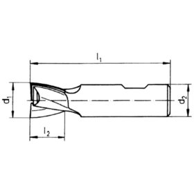 GÜHRING® - Schaftfräser SL DIN 6527 VHM FIRE Z2 Schaft HB 6mm