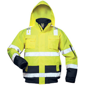 SAFESTYLE® - Warnschutz-Pilotenjacke AXEL 23544, warngelb/marineblau, Größe S