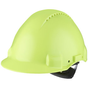 3M™ - Schutzhelm, Uvicator, Ratschenverschluss, belüftet, Kunststoffschweißband, Warnfarbe G3000NUV-GB