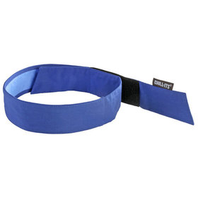 ergodyne - Bandana mit Kühltuch - Klettverschluss Chill-Its 6705CT, blau