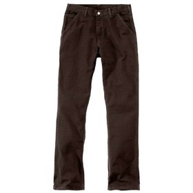 carhartt® - Herren Arbeitshose Original Fit WASHED DUCK WORK PANT, dark brown, Größe W31/L34
