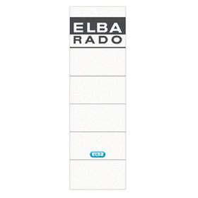 ELBA - Ordneretikett 100551826 breit/kurz sk weiß 10er-Pack