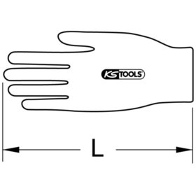 KSTOOLS® - Überzieh-Handschuh für Elektriker-Schutzhandschuh, Größe 8+9