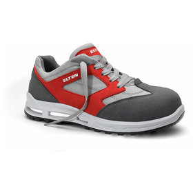 ELTEN - Sicherheitshalbschuh TRAVIS grey-red Low ESD S2, Größe 40