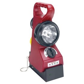 ESYLUX - Handscheinwerfer 8,2W SLP Halogen/LED IP54 geeignet für Notlicht aufladbar