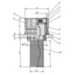 KIPP - EINFÜLLSTUTZEN MIT KETTE THERMOPLAST, KOMP:THERMOPLAST, D=70