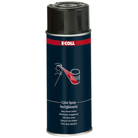 E-COLL - Buntlack Colorspray hochglänzend Alkydharz 400ml Spraydose tiefschwarz
