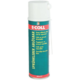 E-COLL - Sprühkleber ablösbar silikonfrei, repostionierbar, 500ml Spraydose