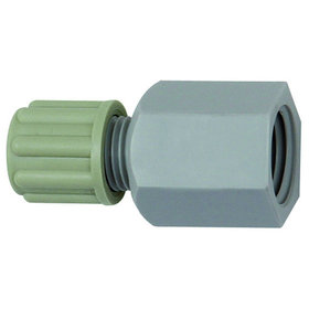 RIEGLER® - Gerade Aufschraubverschraubung G 1/8" I, für Schlauch 4/6mm, PA