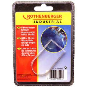 ROTHENBERGER - U-Form-Messer für Rohrausnehmungen G34mm