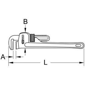 KSTOOLS® - BRONZEplus Verstellbarer Schraubenschlüssel 48 x 290mm