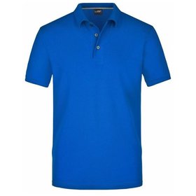 James & Nicholson - Herren Pima Poloshirt JN708, königs-blau, Größe 3XL