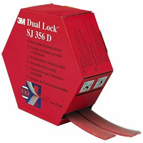 3M™ - Dual Lock Flexibler Druckverschluss, transluzent, 25.4mm x 5m