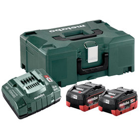 metabo® - Basis-Set 2 x LiHD 5.5 Ah + metaBOX 145 (685077000)