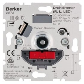 Berker - Dimmer Dreh/Druckkn LIGHT CONTROL LED UP 20-500W
