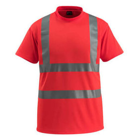 MASCOT® - T-Shirt SAFE LIGHT, hi-vis Rot, Größe M