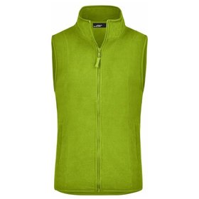 James & Nicholson - Damen Microfleece Weste JN048, lime-grün, Größe M