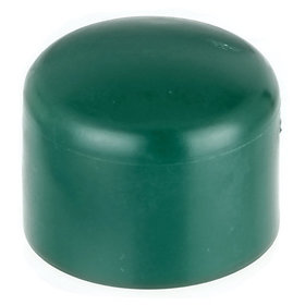 Alberts - Pfostenkappe für runde Metallpfosten, Kst., grün, für Pfosten Ø38 mm, VE20St.