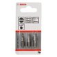 Bosch - Schrauberbit-Set Extra-Hart (S), 3-teilig, 25mm, S0,6x4,5, S0,8x5,5, S1,2x8,0 (2607001750)