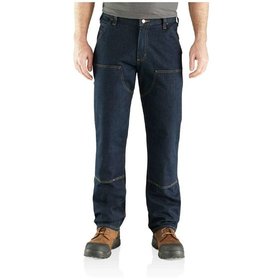 carhartt® - Herren Jeans Latzhose DOUBLE FRONT DUNGAREE JEANS, erie, Größe W30/L34