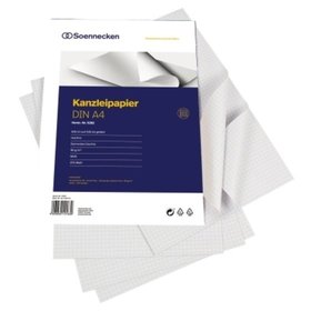 Soennecken - Kanzleipapier 5282 A3/A4 ohne Korrekturrand kariert 250 Blatt/Packung