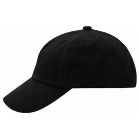 James & Nicholson - 5 Panel Kinder Cap MB7010, schwarz, Einheitsgröße