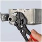 KNIPEX® - Zangenschlüssel Zange und Schraubenschlüssel in einem Werkzeug grau atramentiert, mit Kunststoff überzogen 180 mm 8601180