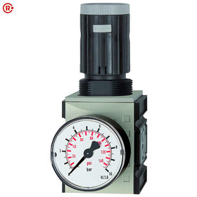 RIEGLER® - Druckregler »FUTURA«, inkl. Manometer, BG 1, G 3/8", 0,5 - 8 bar