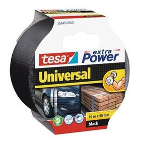 tesa® - Gewebeband Extra Power UNIVERSAL, schwarz 10m x 50mm