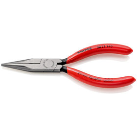 KNIPEX® - Langbeckzange schwarz atramentiert, mit Kunststoff überzogen 140 mm 3021140