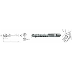 ELMAG - HSS Co8-Schaft-Schlichtfräser DIN 844 ø2,0mm lang