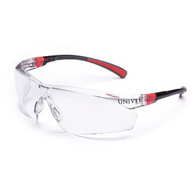 Schutzbrille 506 UP EN 166, EN 170 Bügel schwarz/rot PC