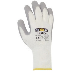 teXXor® - Winterhandschuh WINTER GRIP 2209, Kat. II, weiß/grau, Größe 9