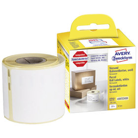 AVERY™ Zweckform - AS0722430 Rollen-Etiketten, Paketaufkleber, 54 x 101mm, 1 Rolle/220 Etiketten, weiß