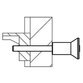 KIPP - KUGELSPERRBOLZEN MIT PILZGRIFF, D1=16, L=60, L1=13,1, L5=73,1, EDELSTAHL, KOMP:EDELSTAHL