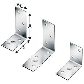 SIMPSON Strong-Tie® - Winkelverbinder ohne Rippe, Stahl verzinkt, ANPS 204425-VE1