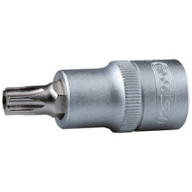 KSTOOLS® - 1/2" Bit-Stecknuss Torx mit Stirnlochbohrung, TB27