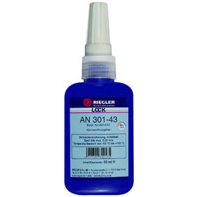 RIEGLER® - Lock AN 301-43, anaerober Klebstoff, mittelfest, 50 ml