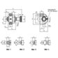 HALDER - Andrückelemente, mit Bolzen, verdrehgesichert/mit Bolzen, abgerundet | d1=M12 x 1,5 | 23230.0550