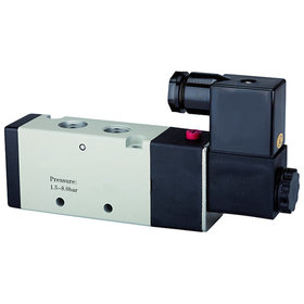 RIEGLER® - 5/2-Wegeventil elektropneumatisch »4V« monostabil, G 1/8", 230V 50Hz 500l/min