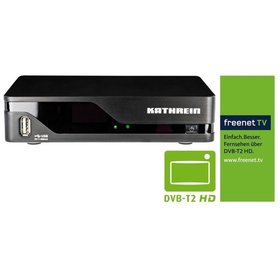 Kathrein - DVB-T2 Receiver HDTV sw HDMI USB USB-Anschluss