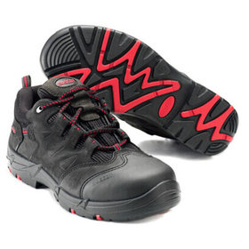 MASCOT® - Sicherheitshalbschuh FOOTWEAR CLASSIC, Schwarz/Rot, Größe 1148