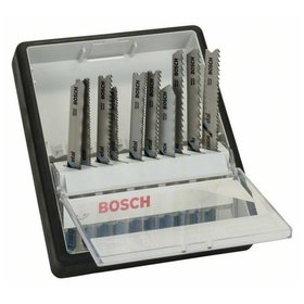 Bosch - 10-tlg. Stichsägeblatt-Set Metal, Robust Line, T-Schaft (2607010541)