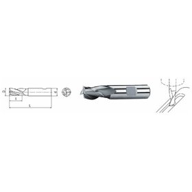 ELMAG - HSS Co8-Langlochfräser DIN 327 ø4,0mm kurz