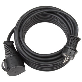 brennenstuhl® - Baustellen-Verlängerungskabel IP44, 10m Kabel, H07RN-F 3G2,5, schwarz