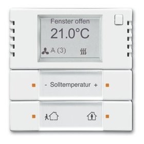 Busch-Jaeger - Raumtemperaturregler UP KNX PowN std-ws glz Bussystem KNX Bedienelement