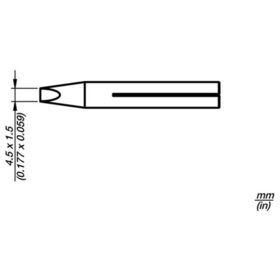 JBC - Lötspitze T-20D, T-40D/4,5 x 1,5mm