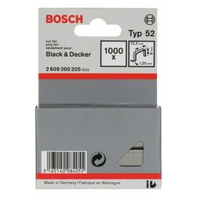 Bosch - Flachdrahtklammer Typ 52 12,3x1,25x8mm 1.000er-Pack (2609200205)